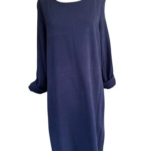 Gap Navy Blue 100% Cotton Dress, Size Large
